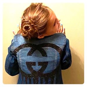 Gucci Denim Jacket, Size Kids 10-12